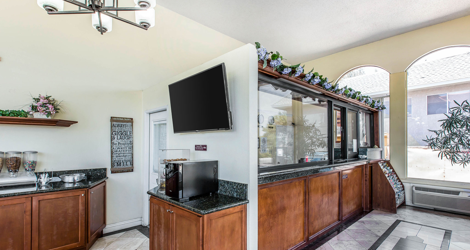 Front Desk with Staff